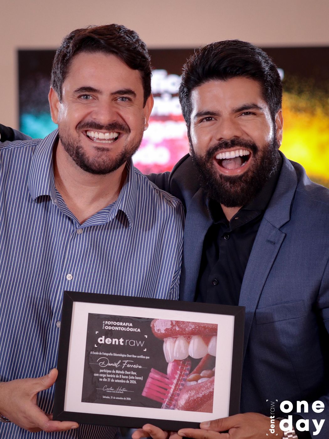 Certificado do Método Dent Raw de fotografia odontológica